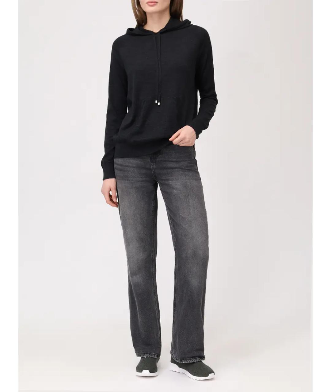 KITON Черный шерстяной джемпер / свитер, фото 2