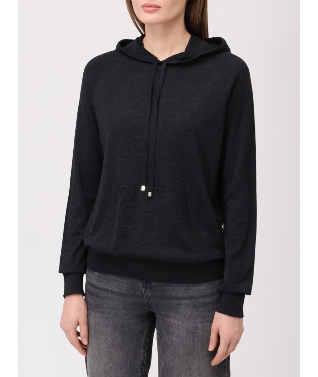 KITON Черный шерстяной джемпер / свитер, фото 4