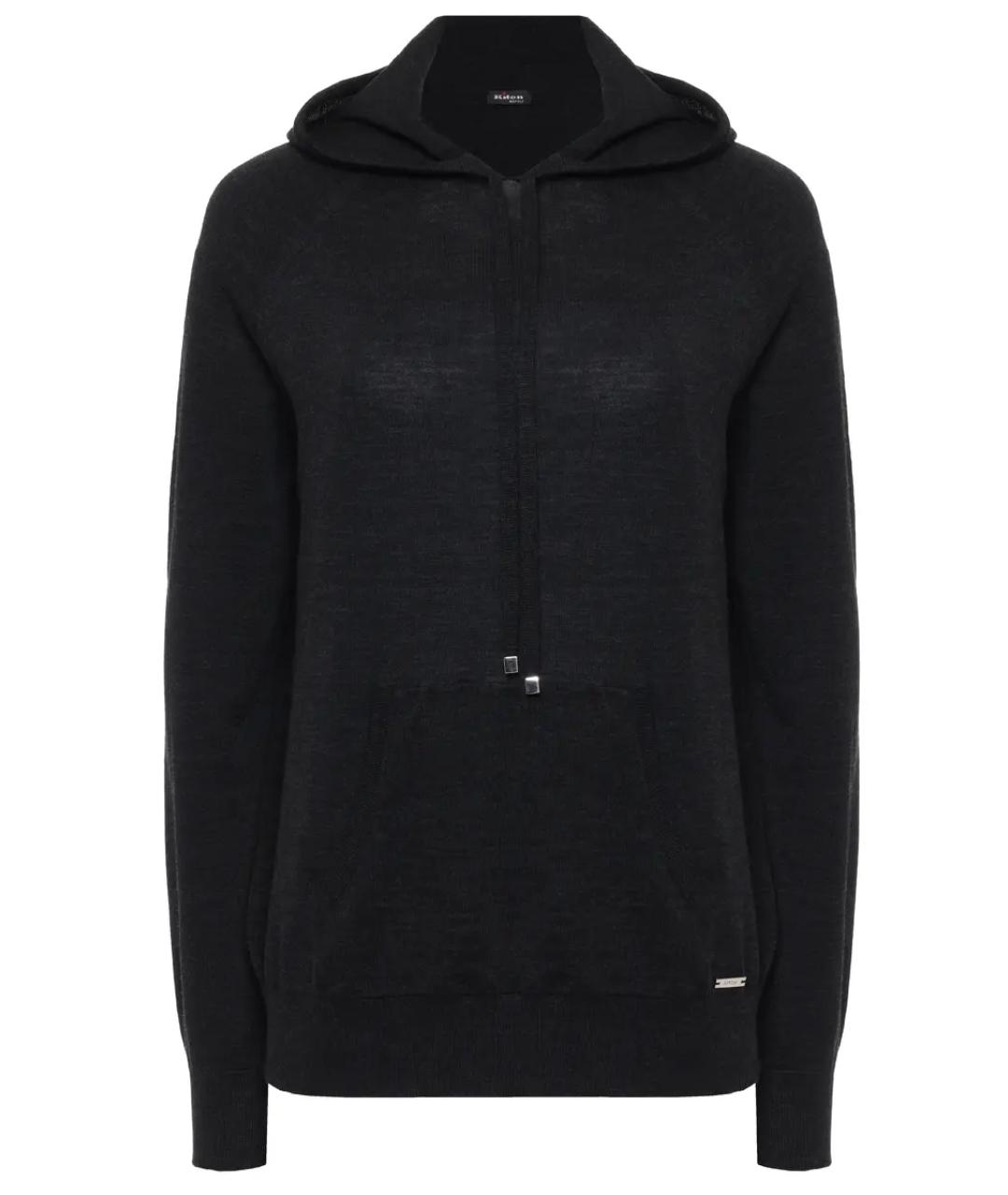 KITON Черный шерстяной джемпер / свитер, фото 1