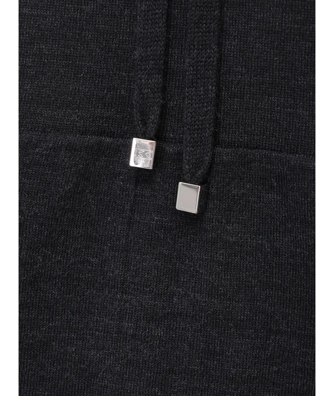 KITON Черный шерстяной джемпер / свитер, фото 6