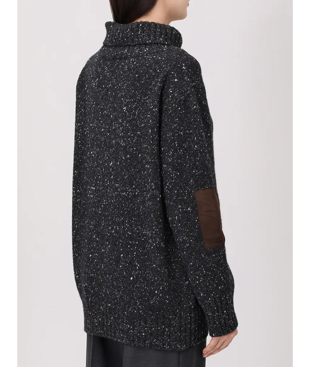 KITON Черный кашемировый джемпер / свитер, фото 3