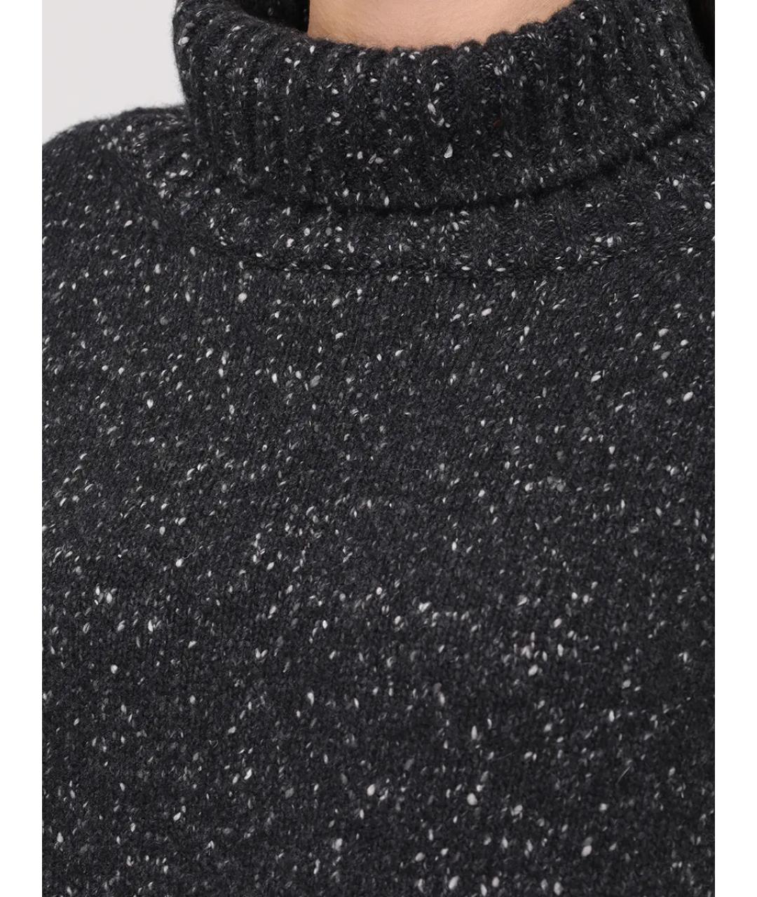 KITON Черный кашемировый джемпер / свитер, фото 5