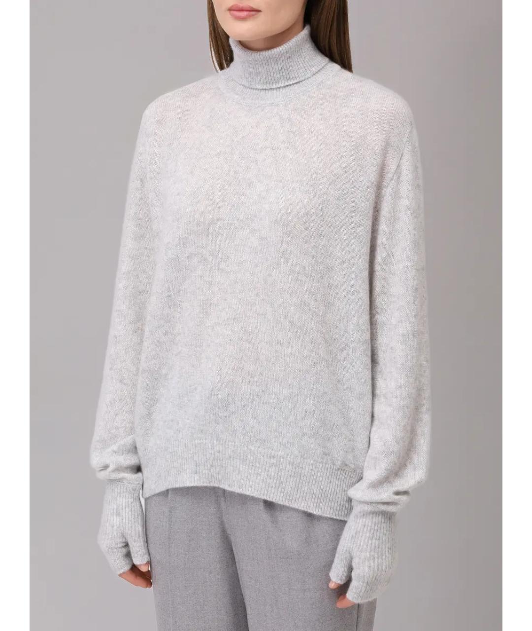 KITON Серый шерстяной джемпер / свитер, фото 4