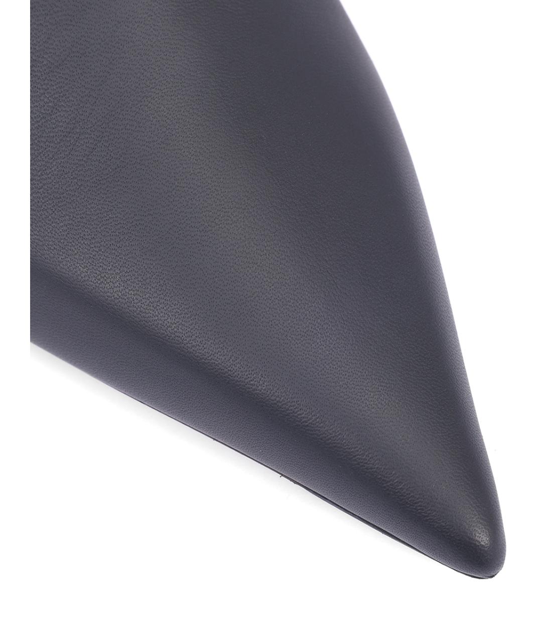 KITON Серые кожаные ботильоны, фото 5