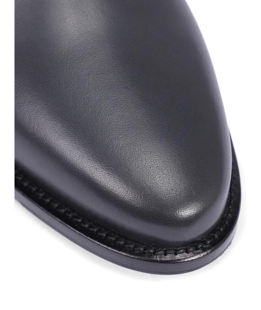 KITON Серые кожаные сапоги, фото 5