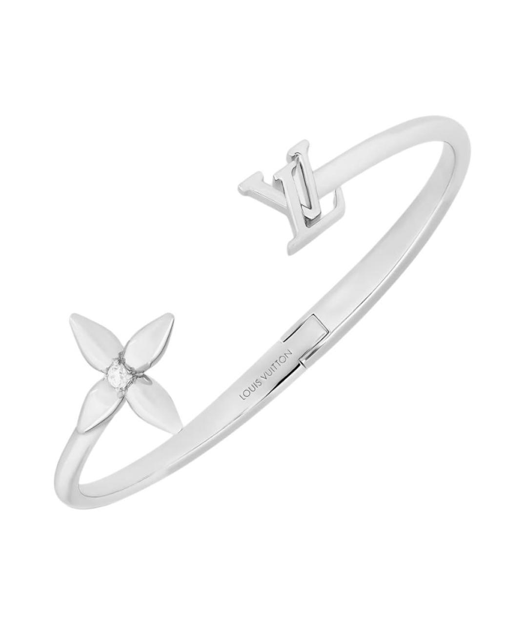 LOUIS VUITTON Серебрянный металлический браслет, фото 2