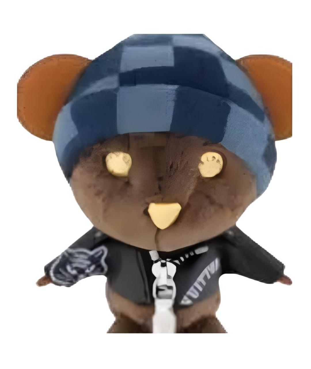 LOUIS VUITTON Коричневый брелок, фото 3