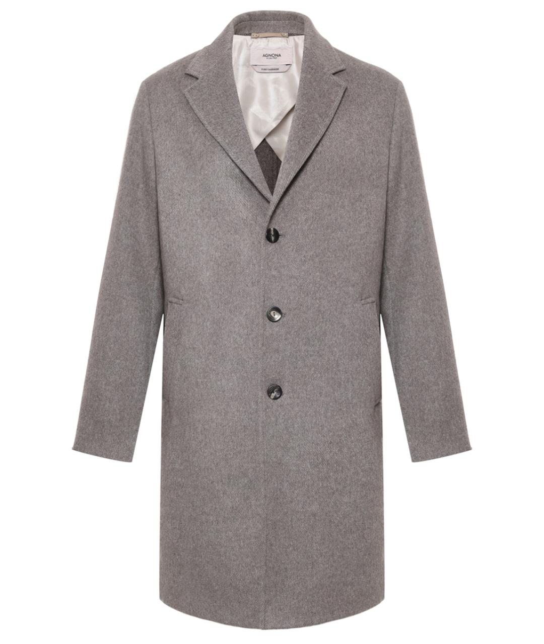 AGNONA Бежевое кашемировое пальто, фото 1