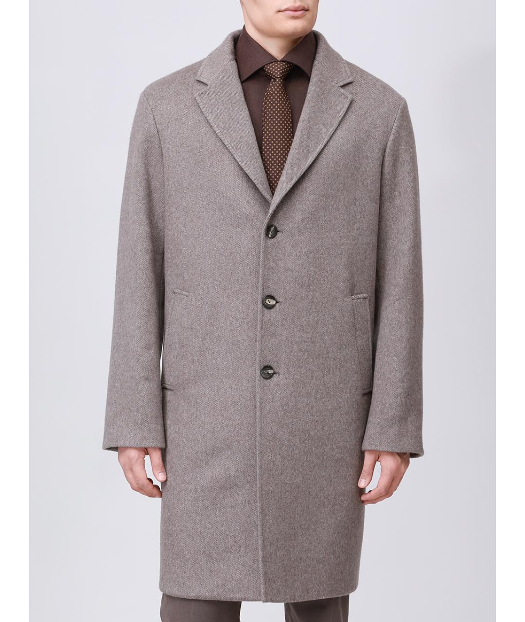 AGNONA Бежевое кашемировое пальто, фото 4