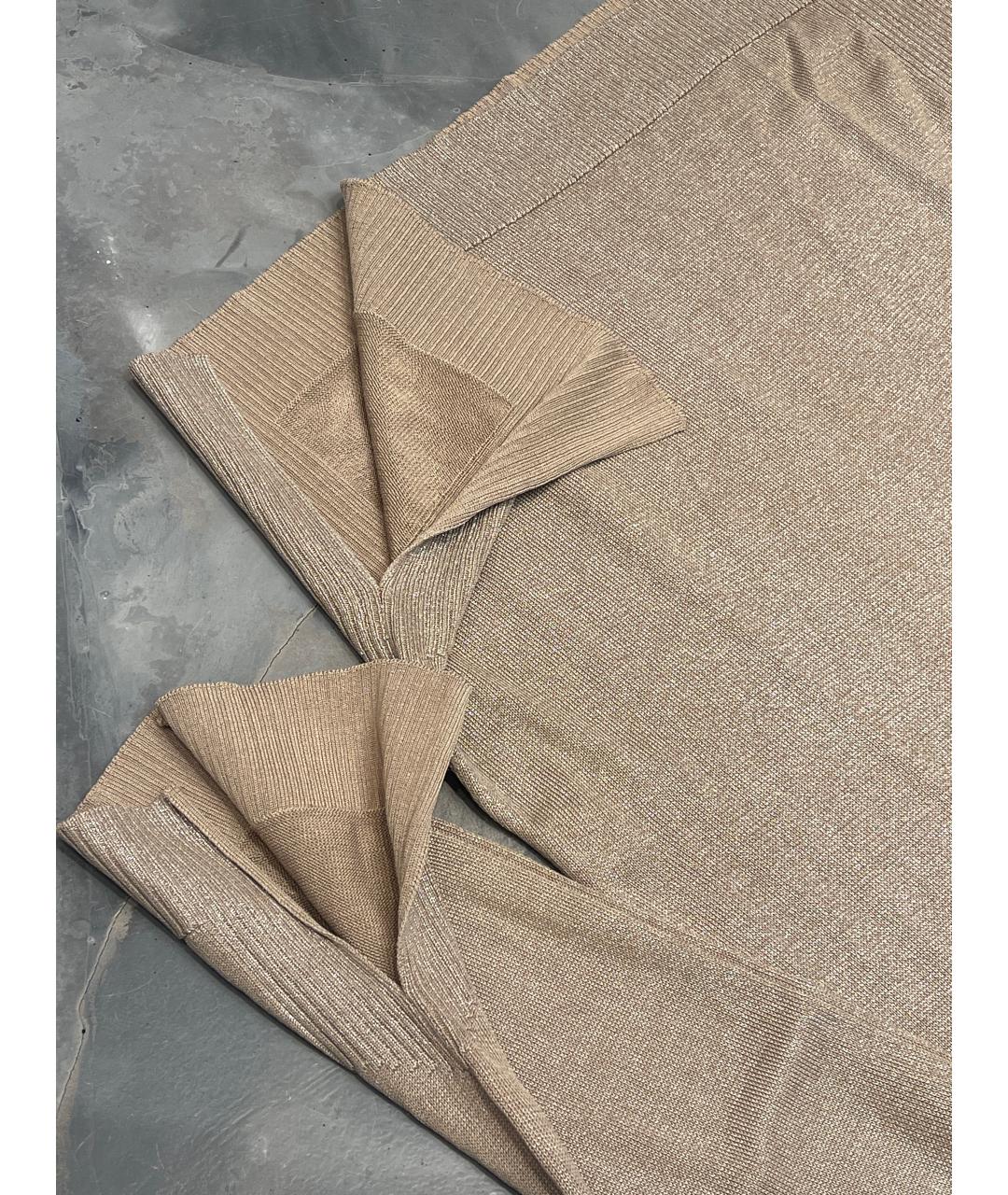 HERMES Бежевый шелковый джемпер / свитер, фото 9