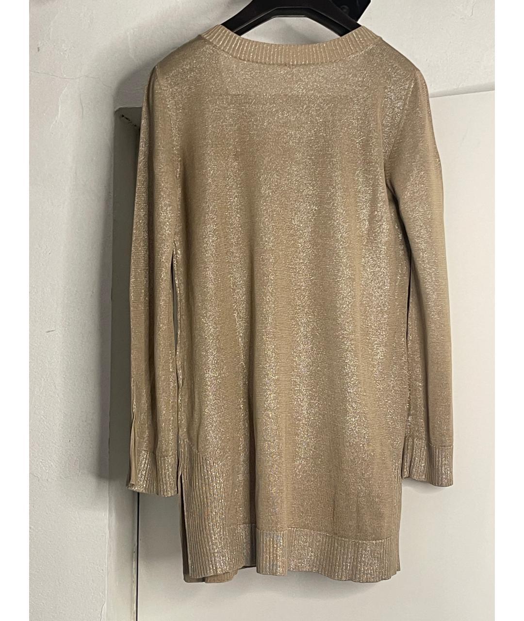 HERMES Бежевый шелковый джемпер / свитер, фото 3