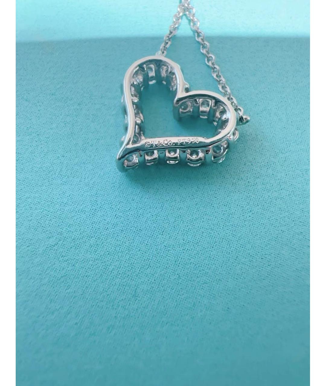 TIFFANY&CO Серебряное платиновое колье, фото 4