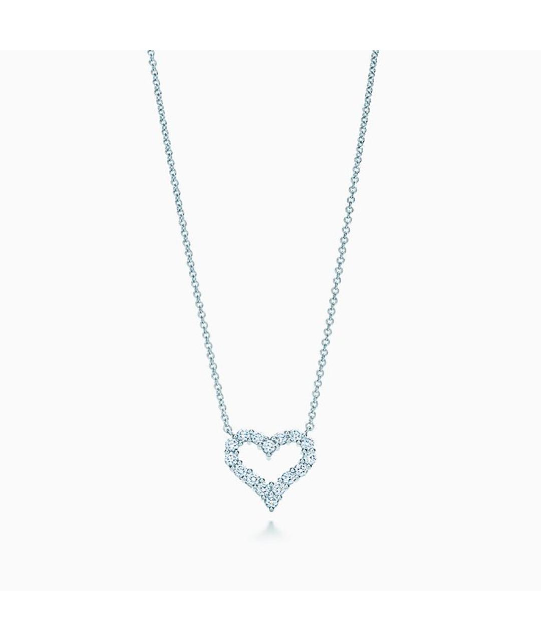 TIFFANY&CO Серебряное платиновое колье, фото 6