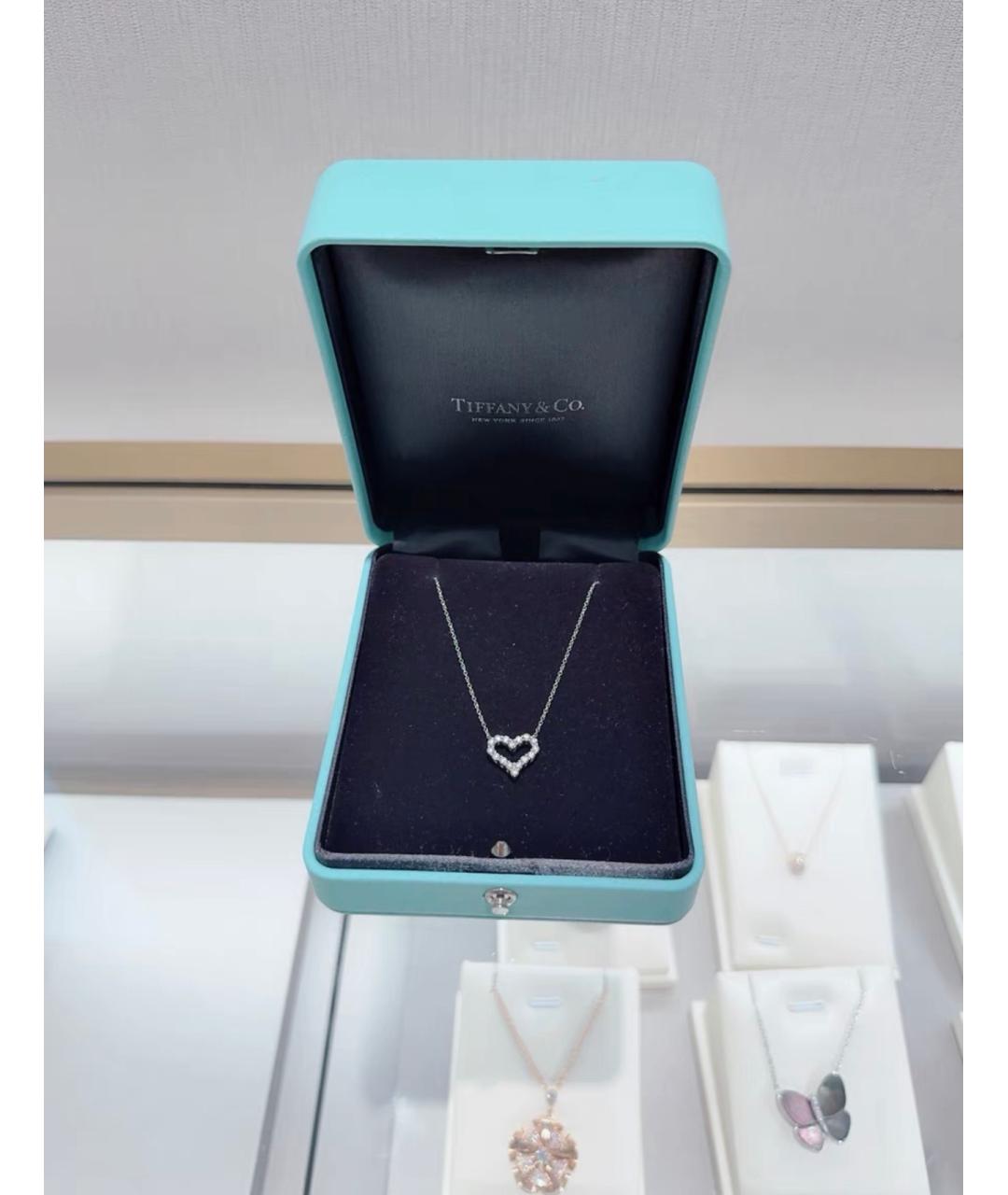 TIFFANY&CO Серебряное платиновое колье, фото 2