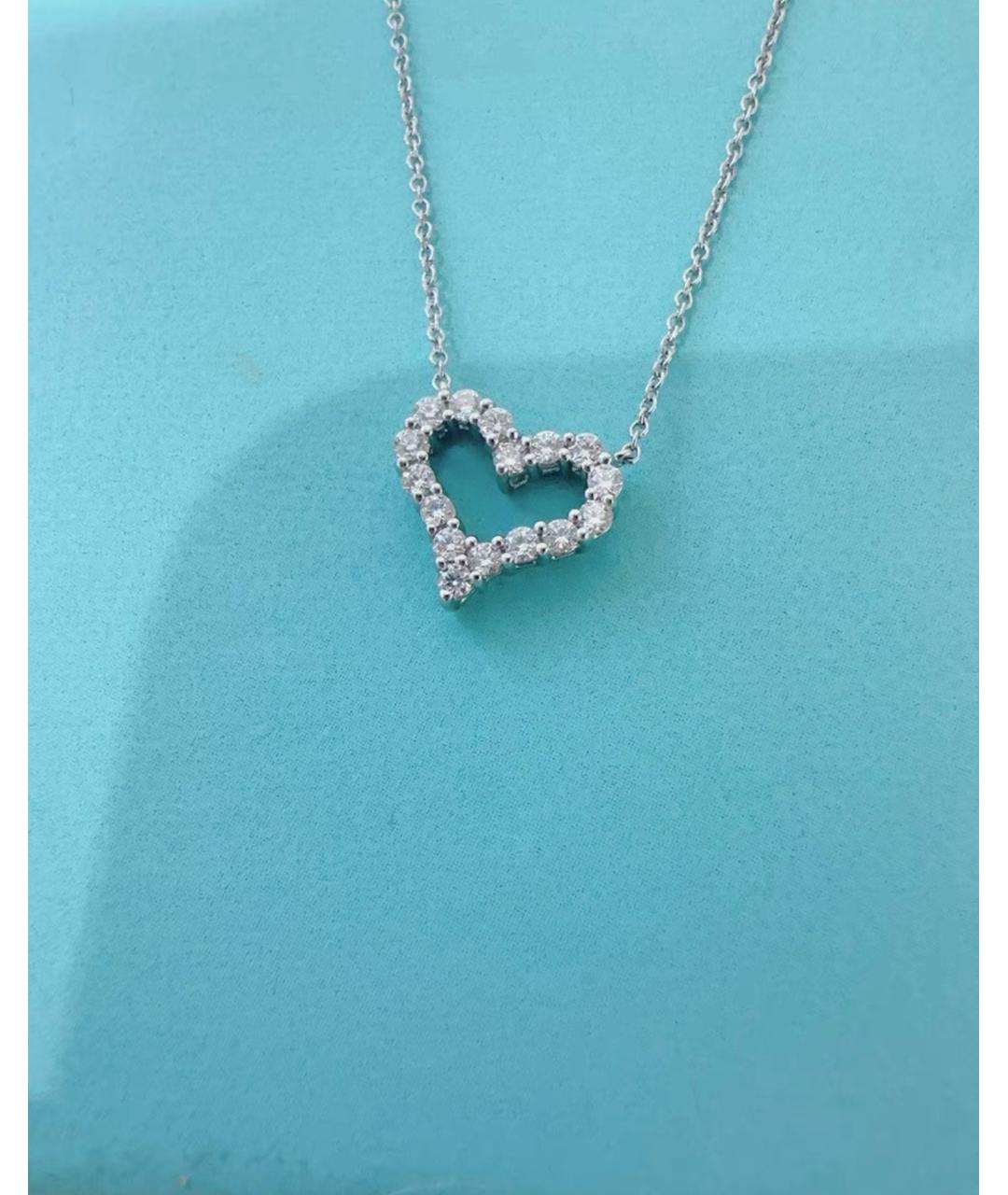 TIFFANY&CO Серебряное платиновое колье, фото 3