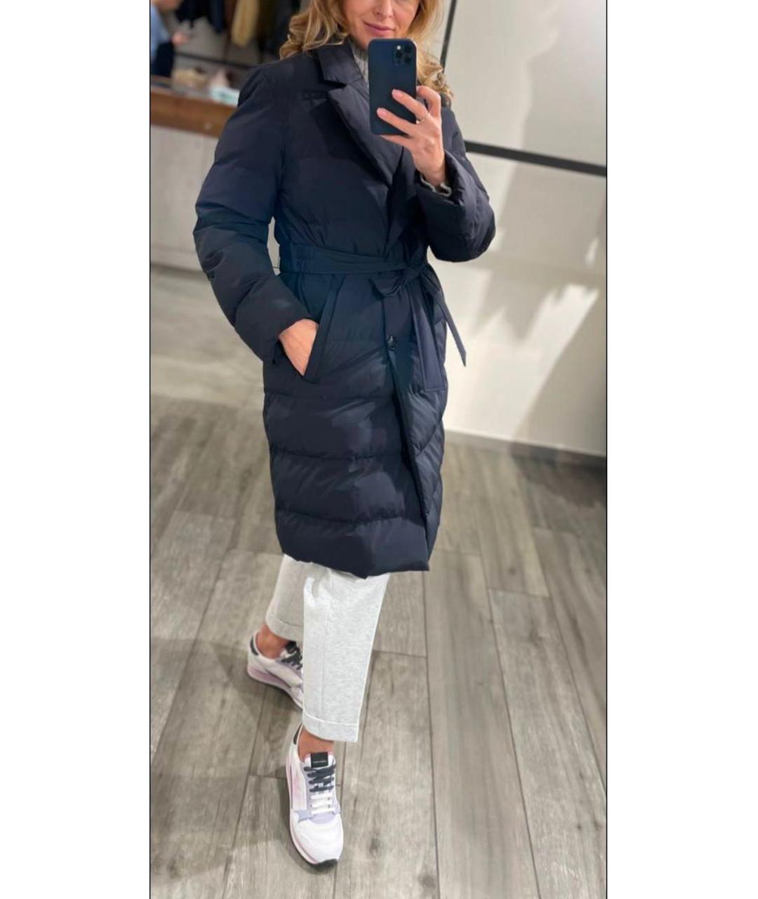 SEVENTY Черный полиамидовый пуховик, фото 8