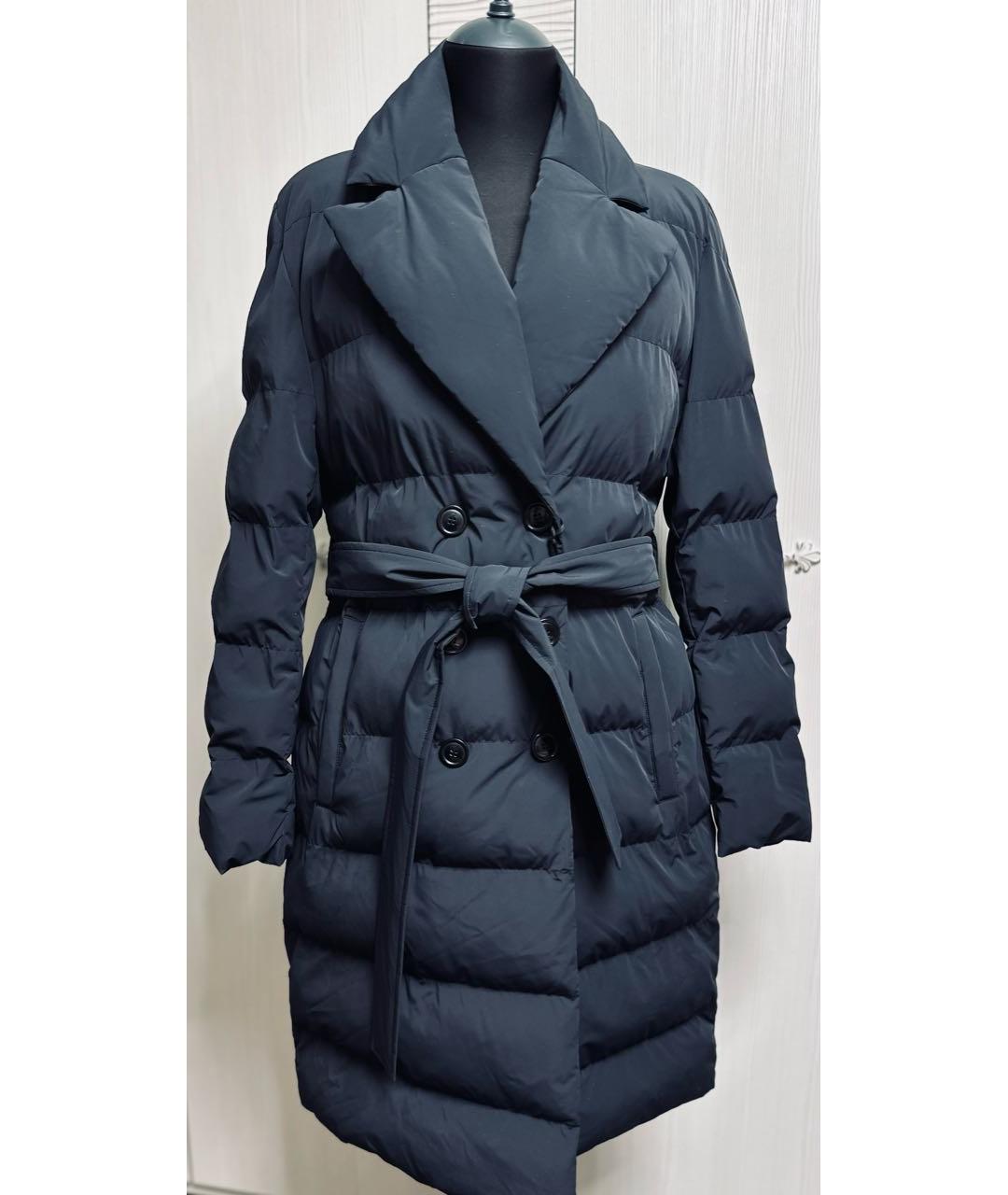 SEVENTY Черный полиамидовый пуховик, фото 2