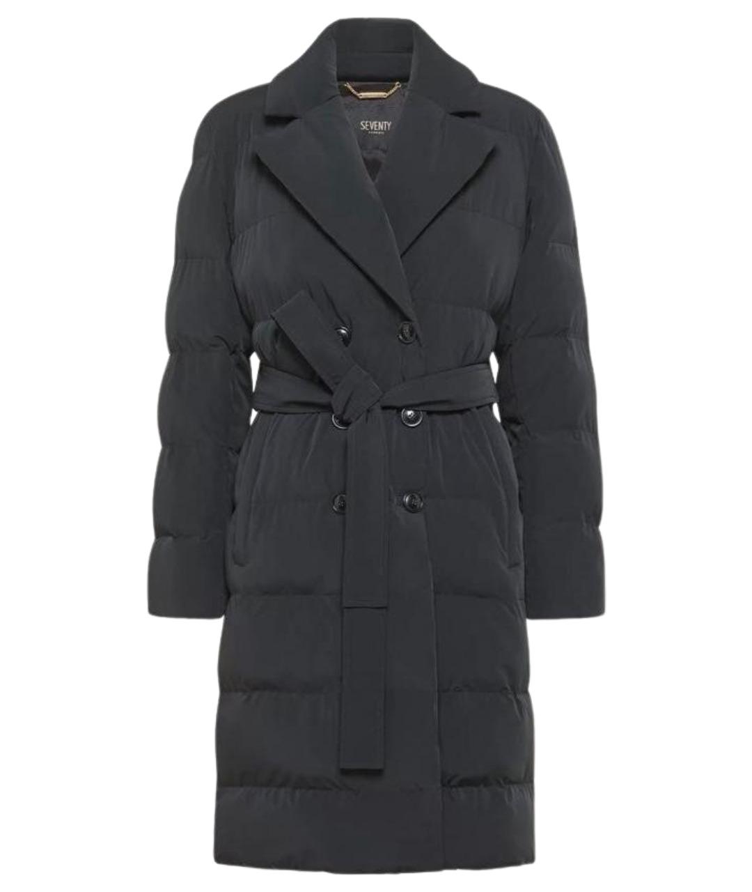 SEVENTY Черный полиамидовый пуховик, фото 1