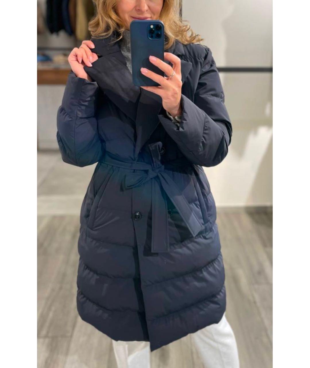 SEVENTY Черный полиамидовый пуховик, фото 7