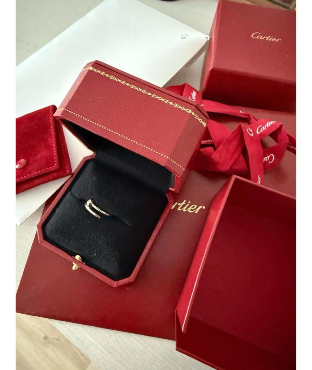 CARTIER Серебряное кольцо из белого золота, фото 5