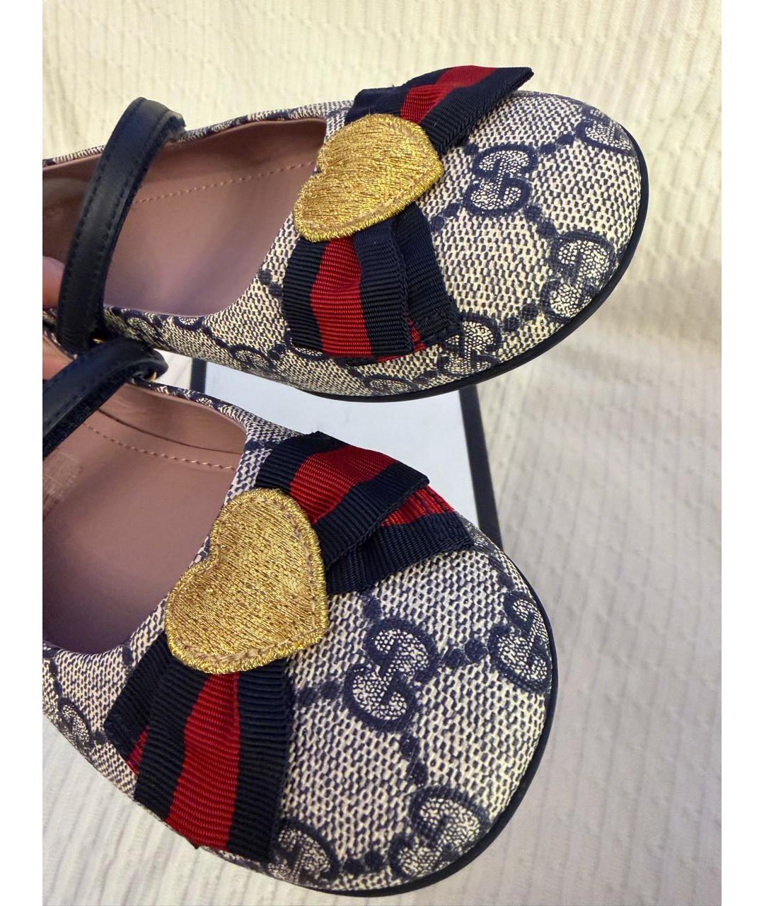 GUCCI KIDS Бежевые балетки, фото 6