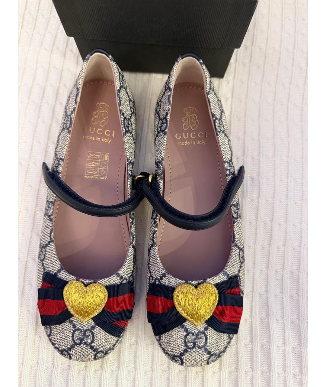 GUCCI KIDS Бежевые балетки, фото 2