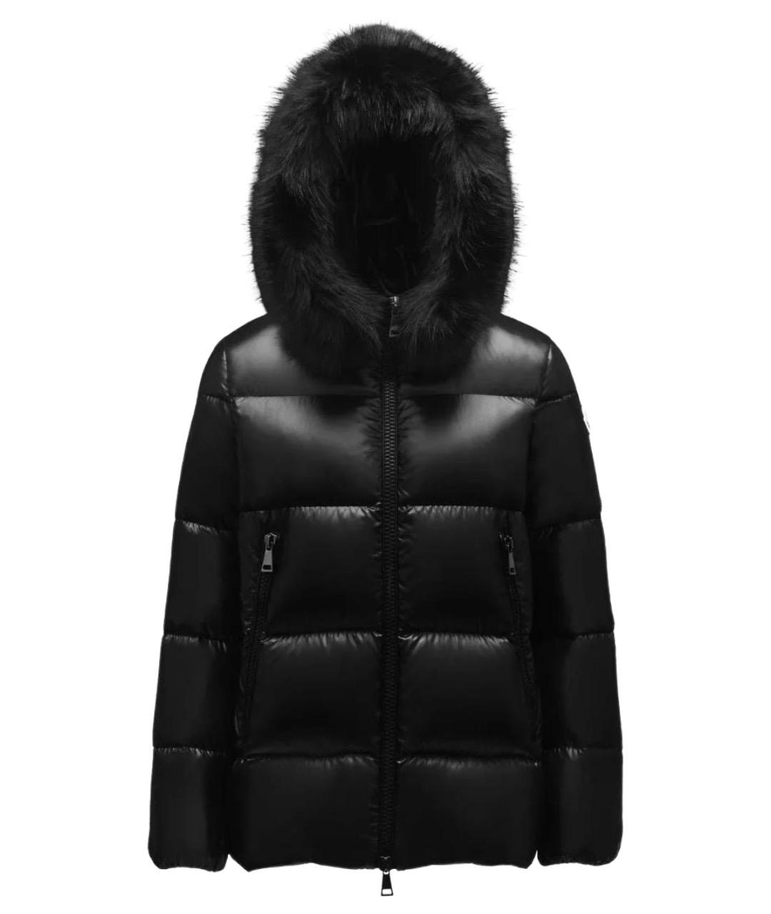 MONCLER Черная полиамидовая куртка, фото 1