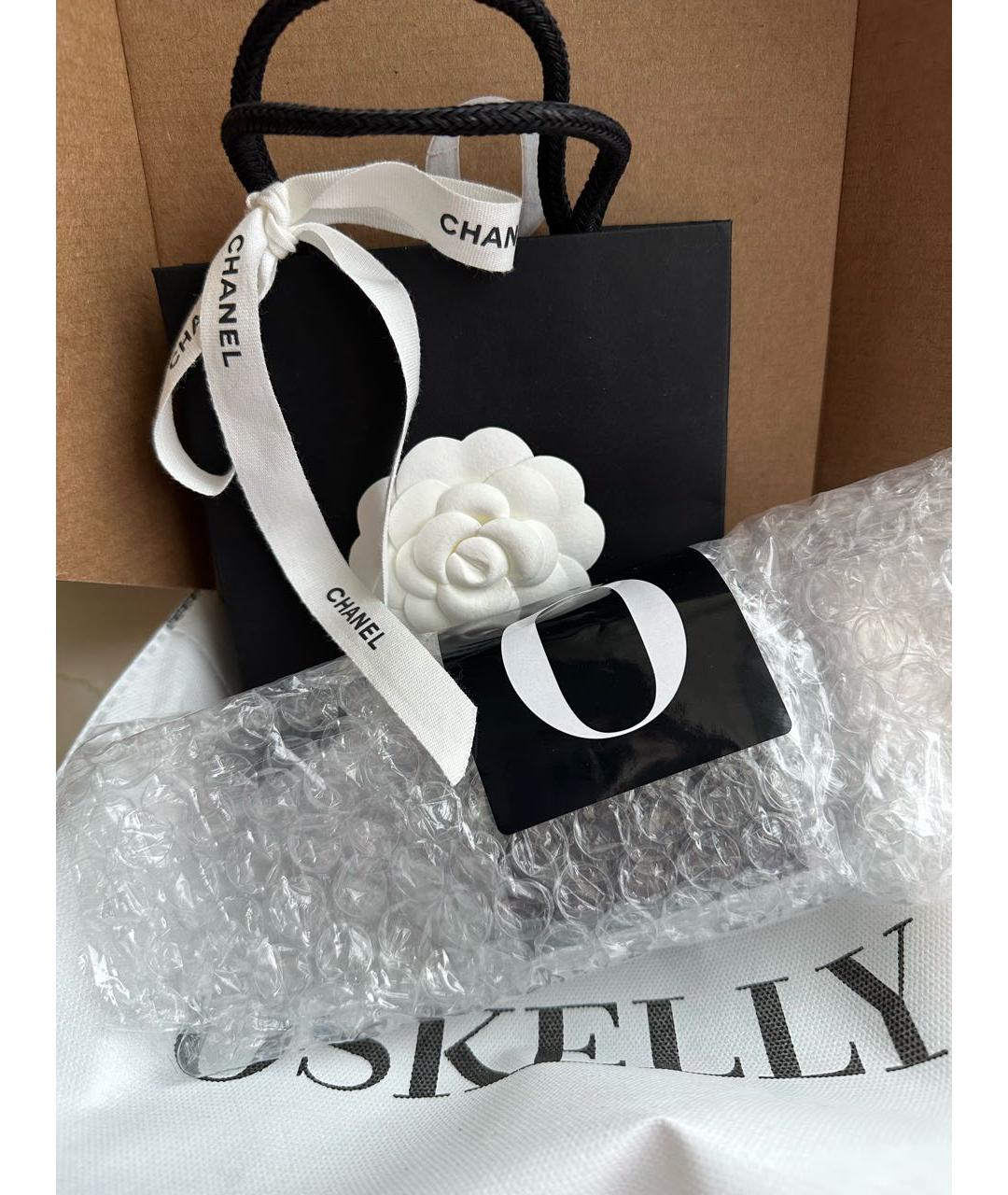 CHANEL Золотые латунные серьги, фото 7