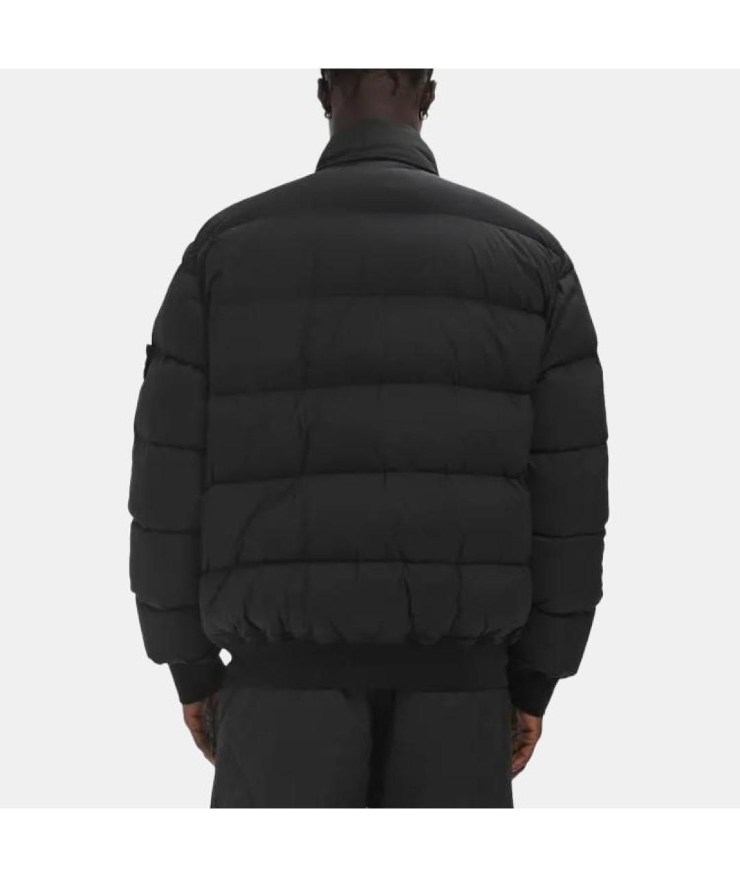 STONE ISLAND Черный пуховик, фото 5