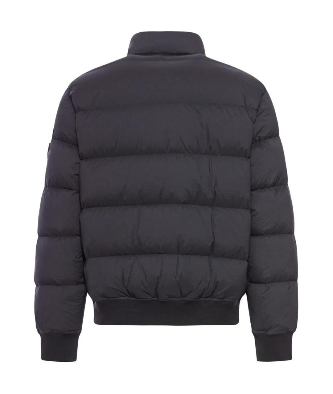 STONE ISLAND Черный пуховик, фото 2