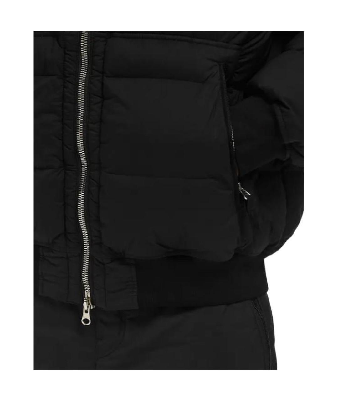 STONE ISLAND Черный пуховик, фото 3