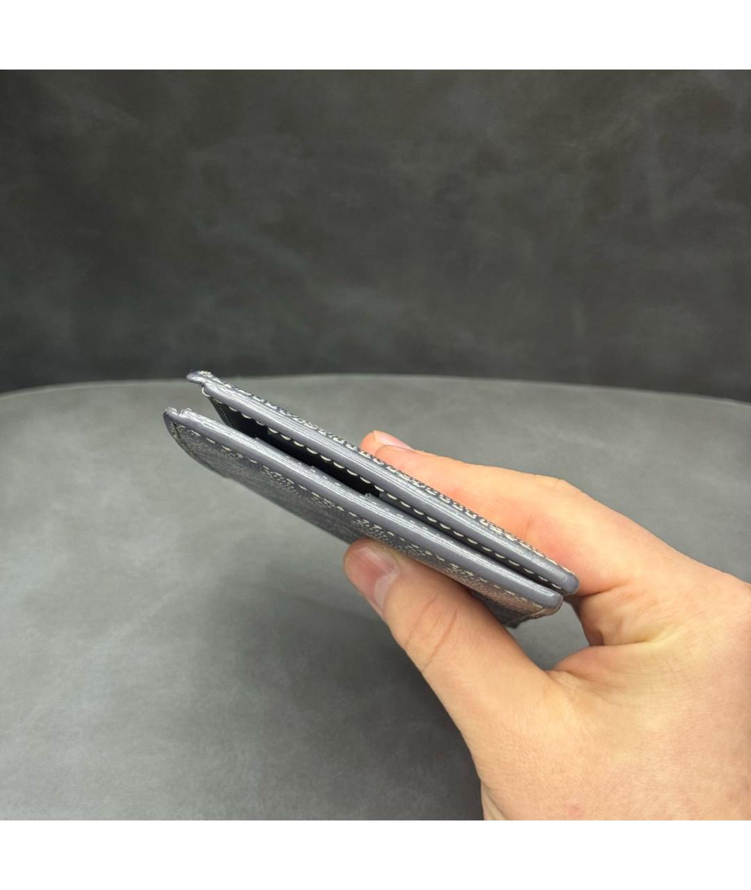 GOYARD Серый кошелек, фото 4