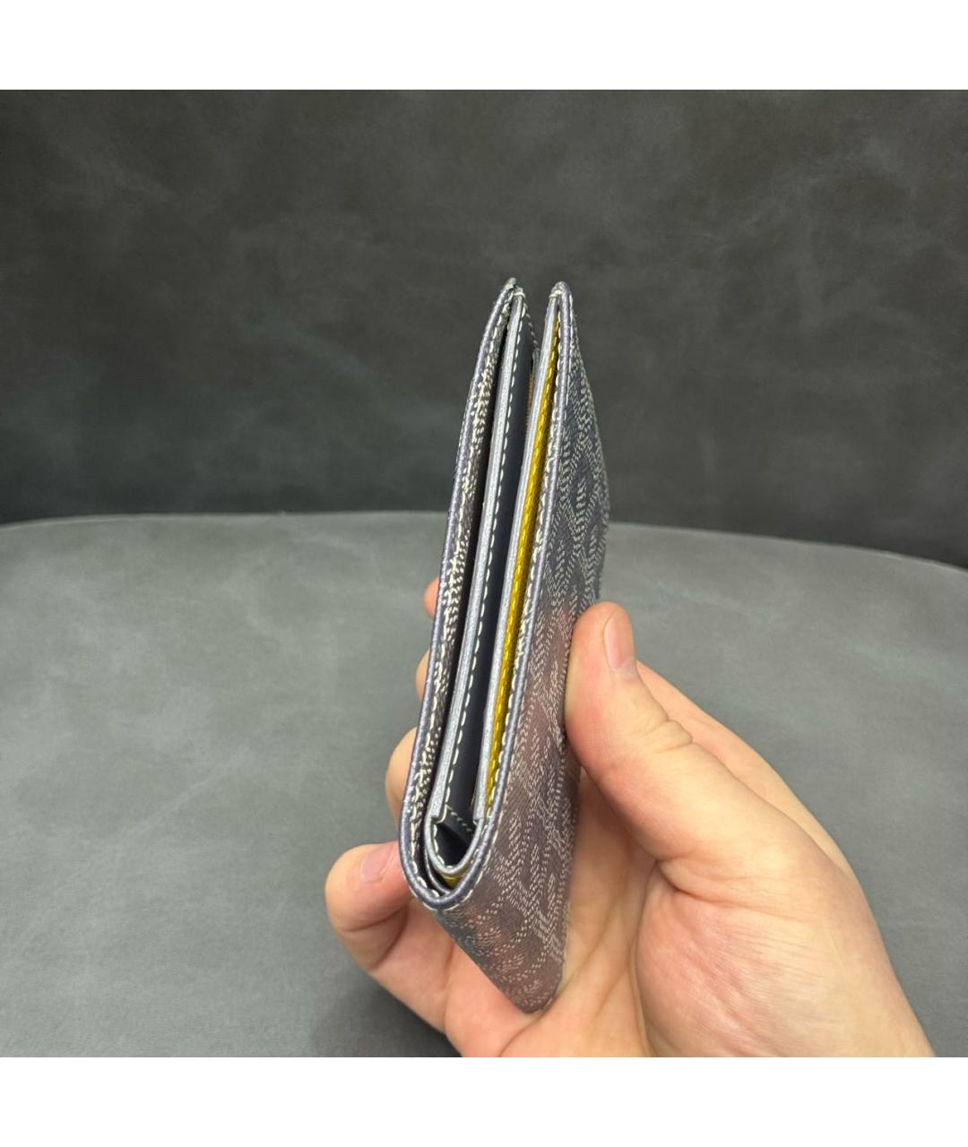 GOYARD Серый кошелек, фото 5
