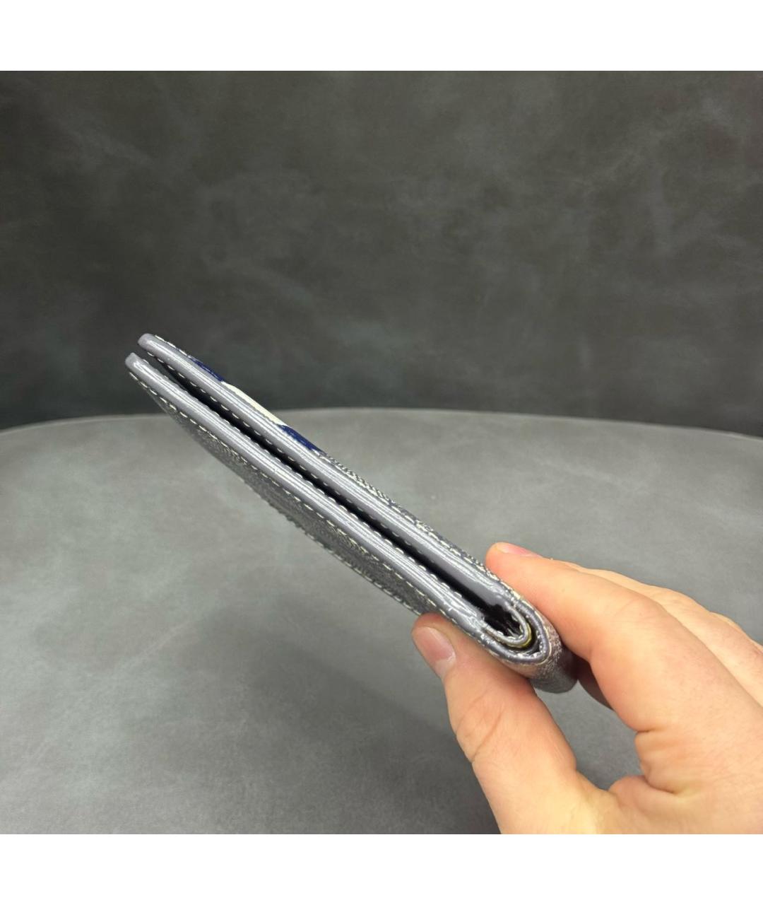 GOYARD Серый кошелек, фото 3