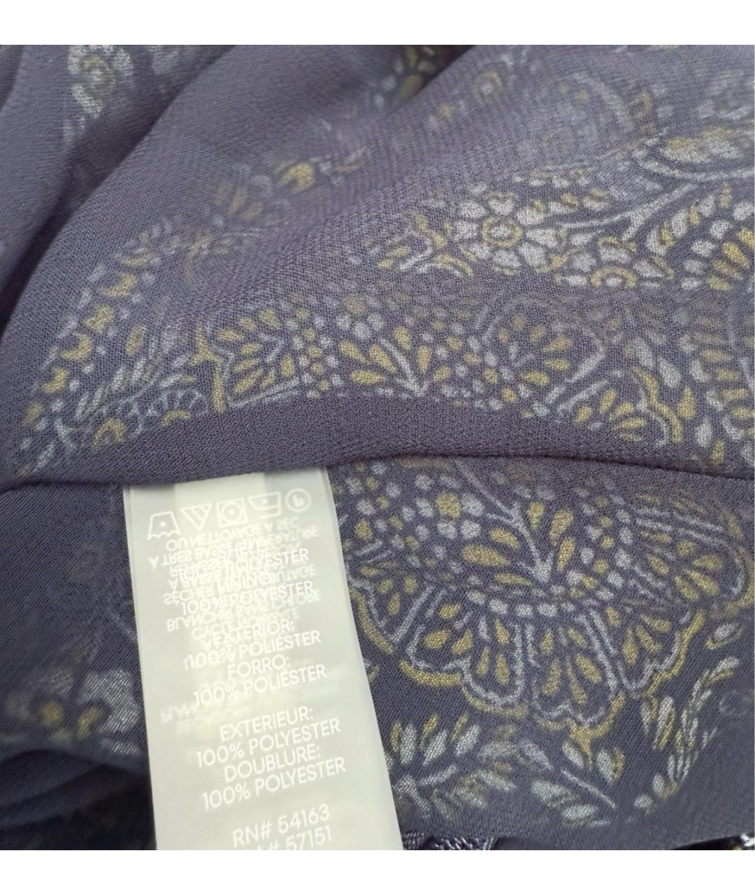 TOMMY HILFIGER Мульти полиэстеровая юбка мини, фото 4