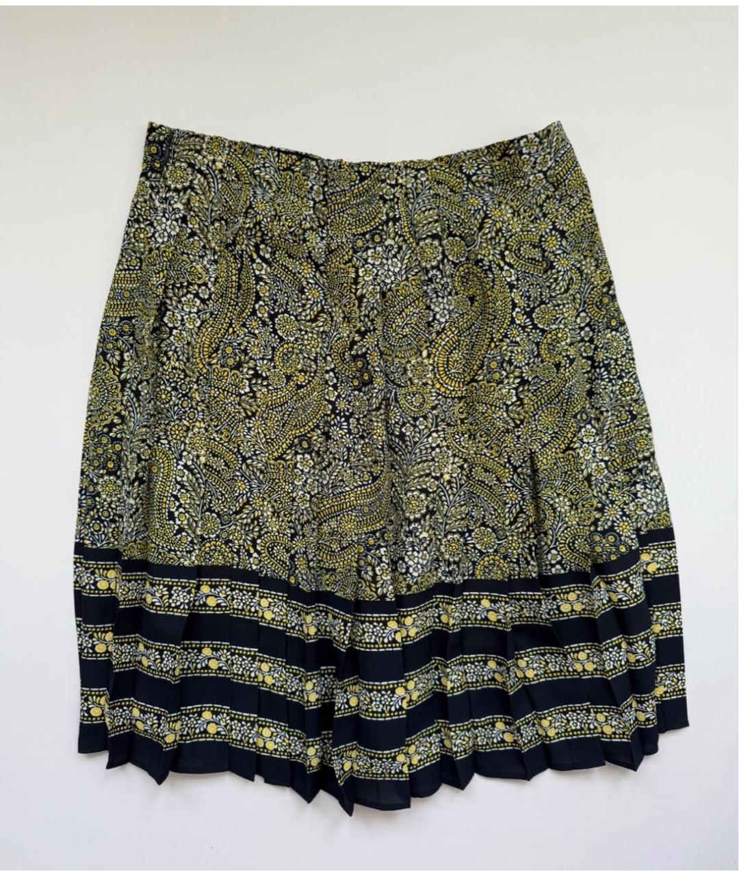 TOMMY HILFIGER Мульти полиэстеровая юбка мини, фото 5