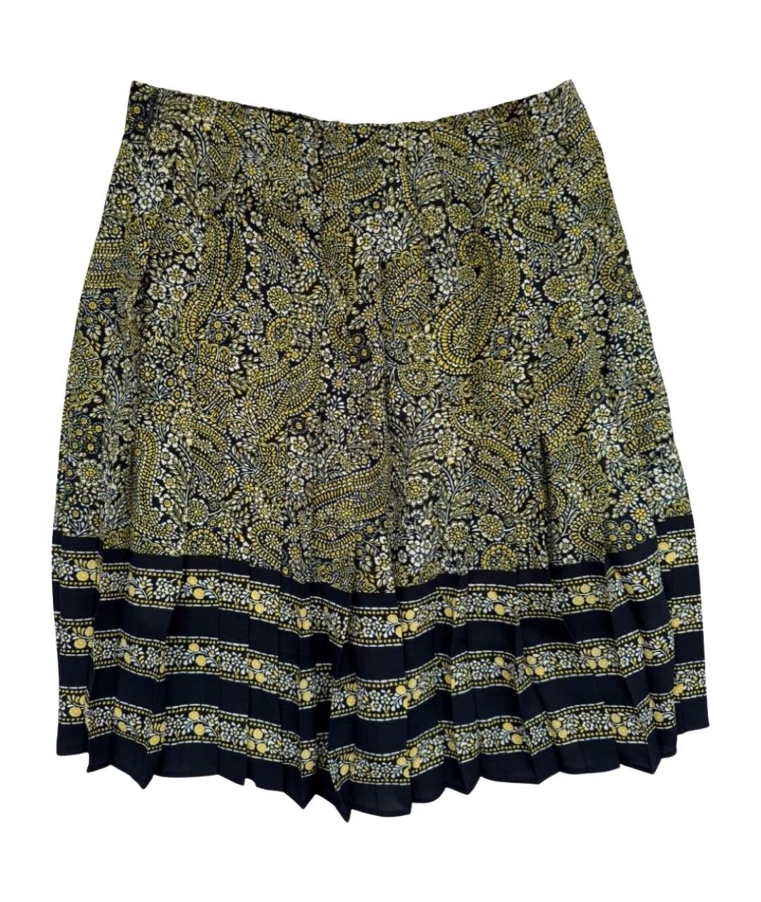 TOMMY HILFIGER Мульти полиэстеровая юбка мини, фото 1