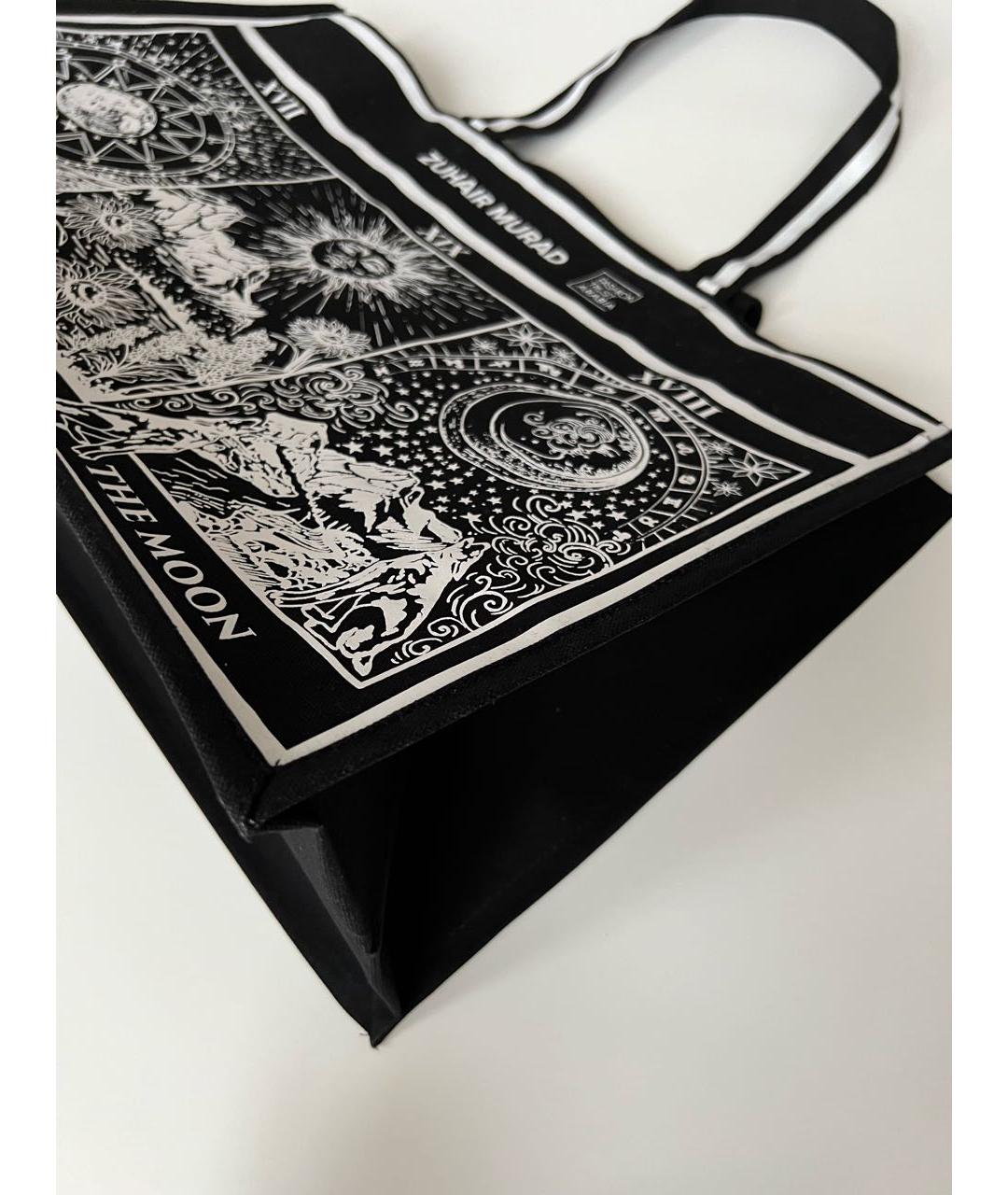 ZUHAIR MURAD Черная хлопковая пляжная сумка, фото 2