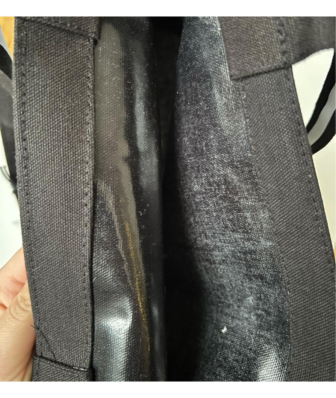 ZUHAIR MURAD Черная хлопковая пляжная сумка, фото 4