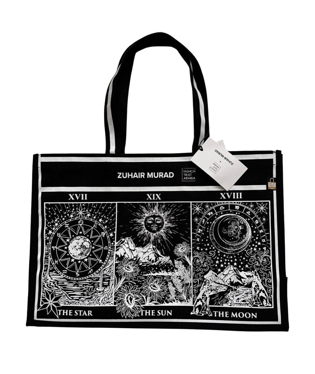 ZUHAIR MURAD Черная хлопковая пляжная сумка, фото 1