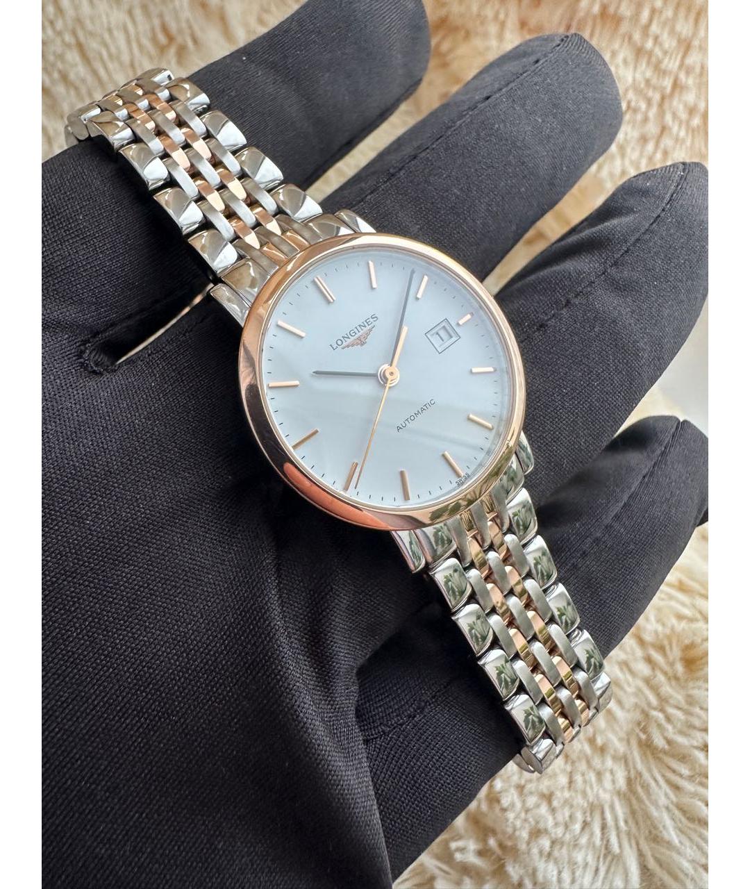 LONGINES Серебряные часы из розового золота, фото 4