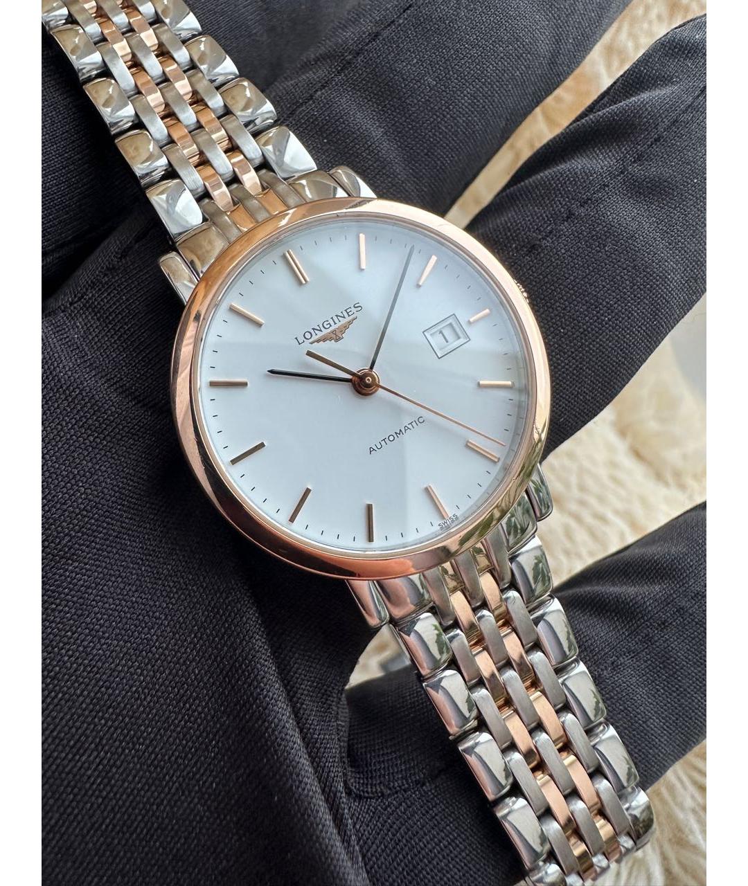 LONGINES Серебряные часы из розового золота, фото 5