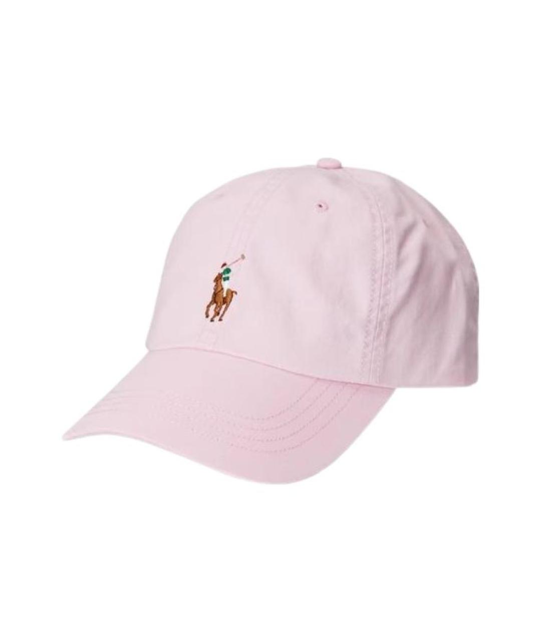 POLO RALPH LAUREN Розовая хлопковая кепка, фото 1