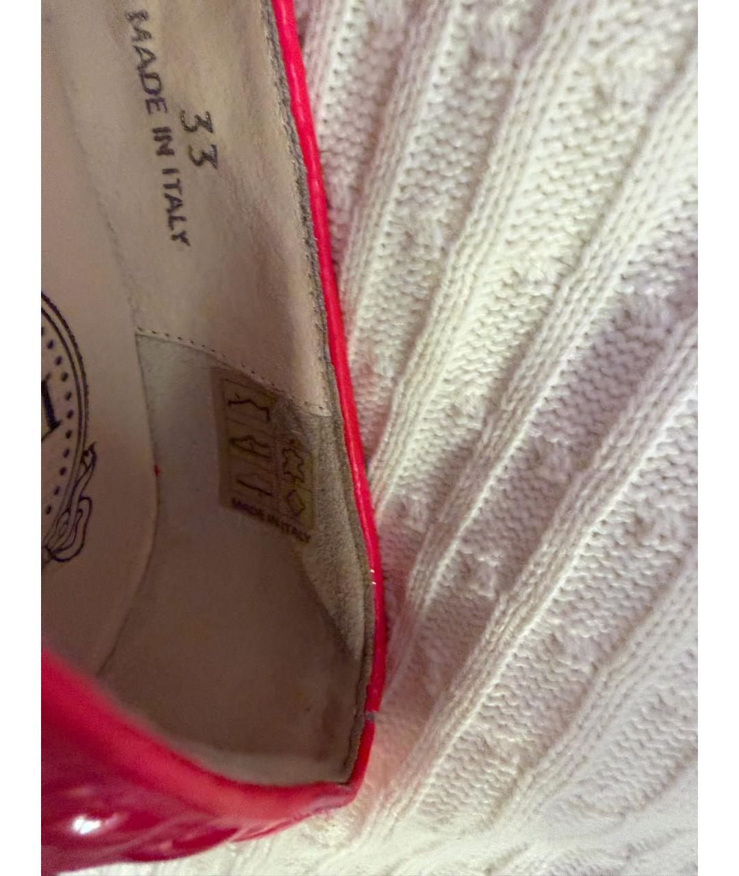 BABY DIOR Розовые балетки из лакированной кожи, фото 8