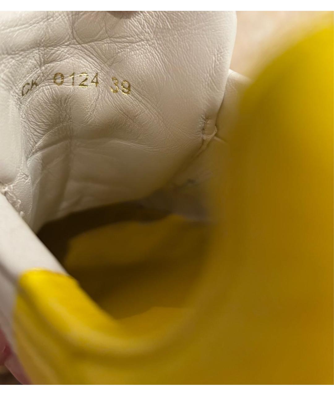 DOLCE&GABBANA Мульти кожаные кроссовки, фото 6