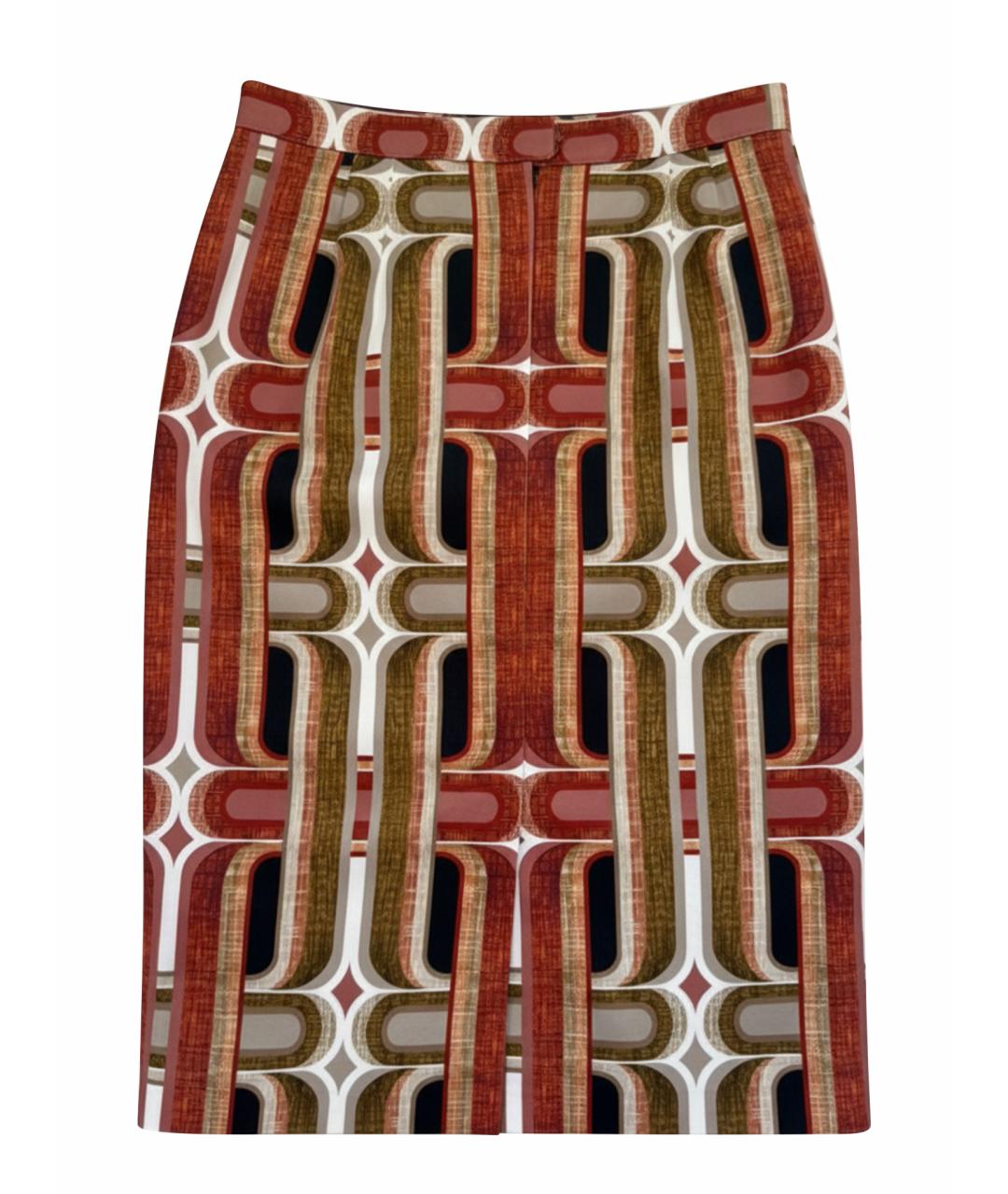 'S MAX MARA Мульти хлопковая юбка миди, фото 5