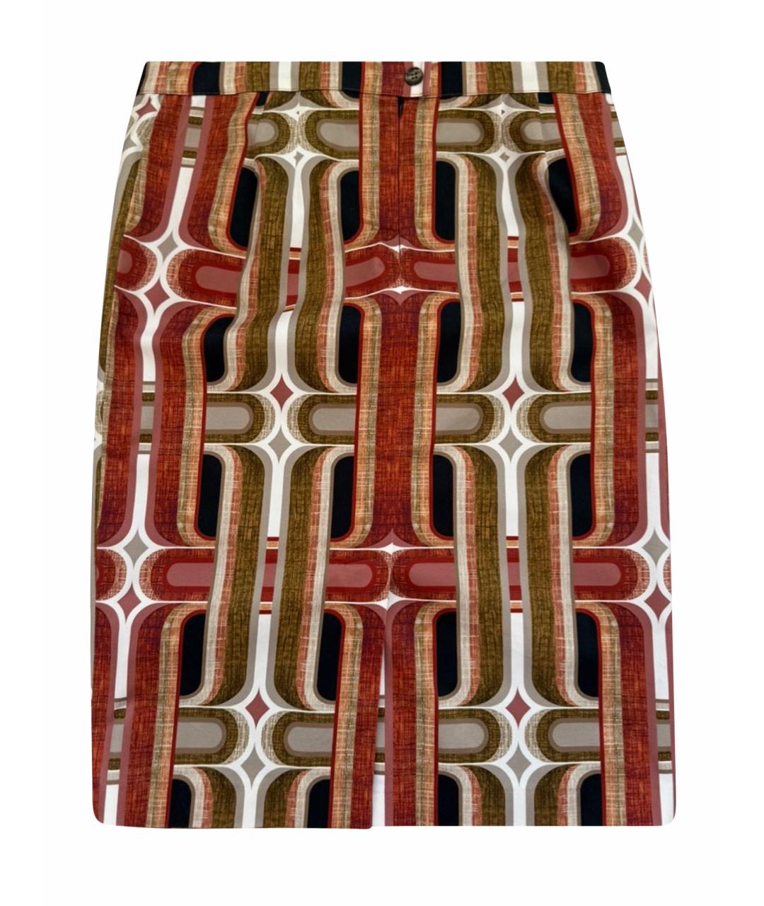 'S MAX MARA Мульти хлопковая юбка миди, фото 1