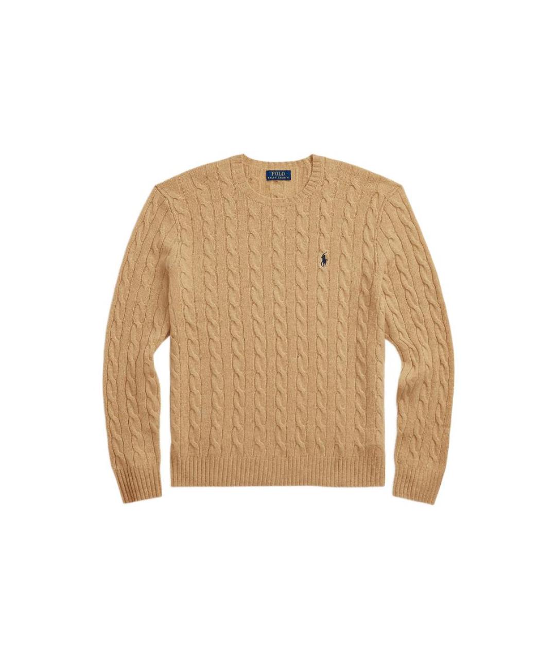 POLO RALPH LAUREN Коричневый джемпер / свитер, фото 1