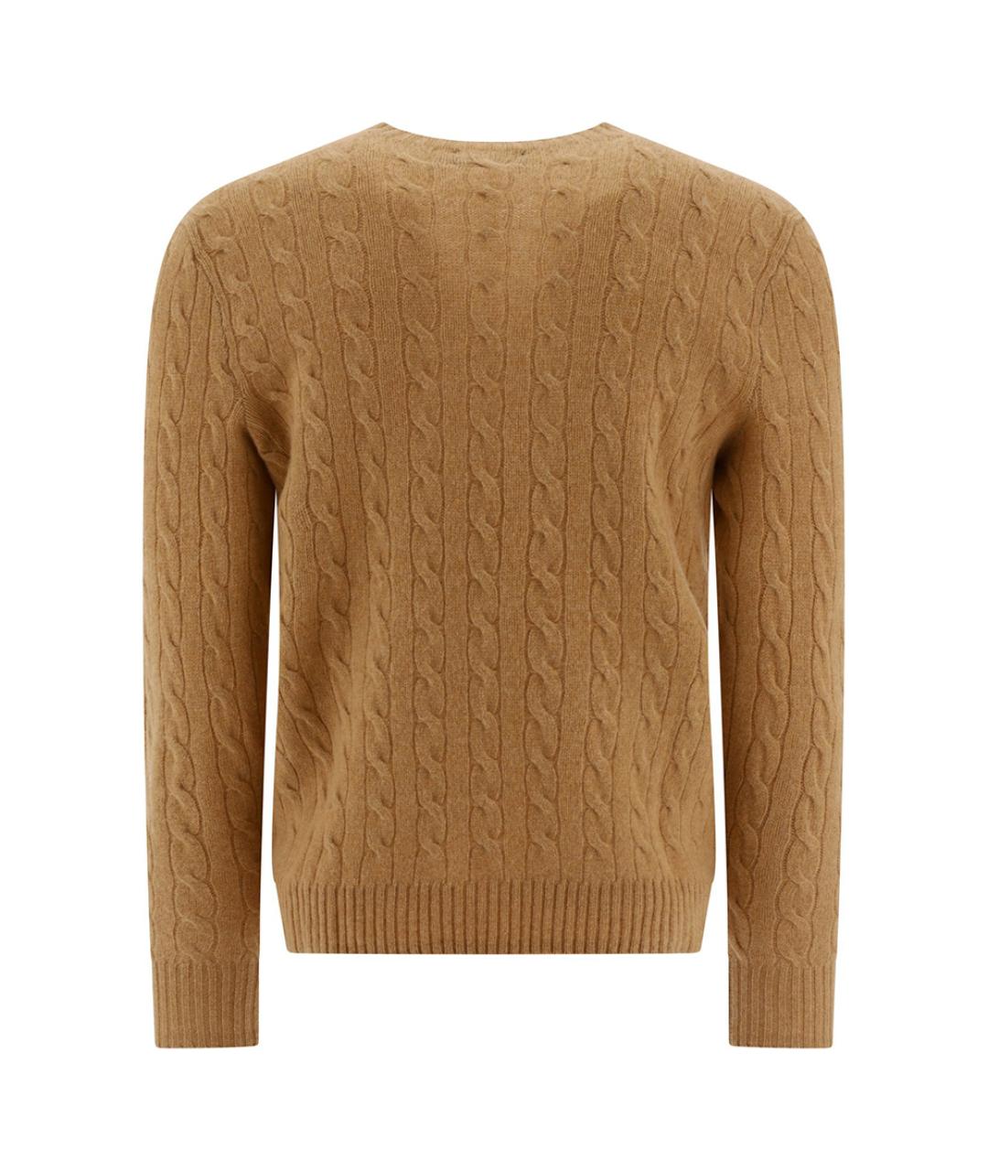 POLO RALPH LAUREN Коричневый джемпер / свитер, фото 2