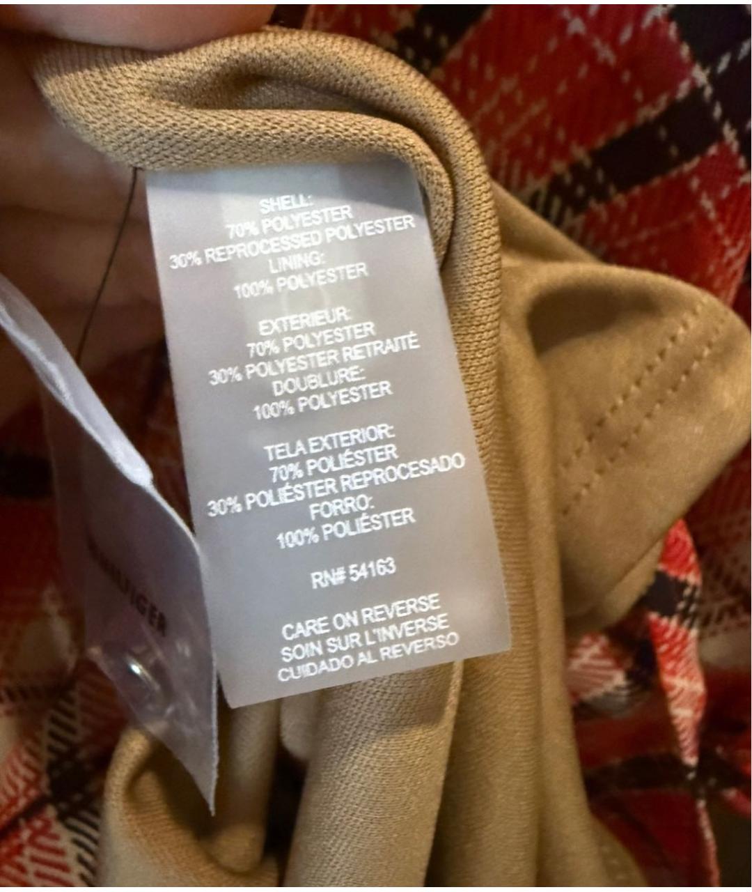 TOMMY HILFIGER Мульти полиэстеровое повседневное платье, фото 5